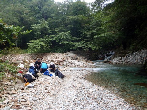 大蛇尾川西俣 東俣(沢登り)