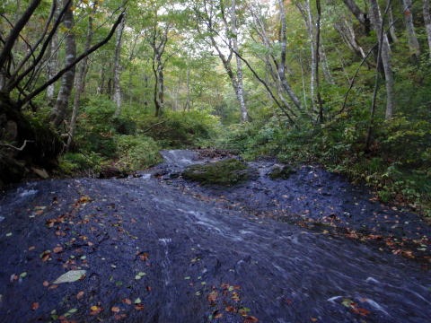 2011.10.8-10 穴堂沢 カケス沢(沢登り)