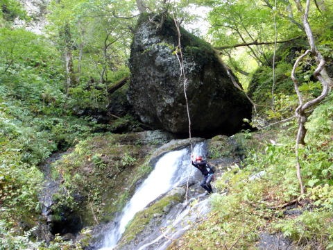 2011.10.8-10 穴堂沢 カケス沢(沢登り)