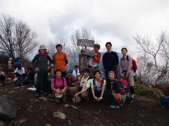 2011.10.23　黒檜山～駒ヶ岳（労山バスハイク）（尾根歩き）