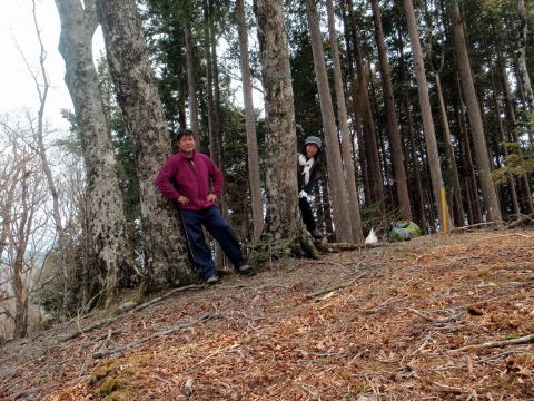2013.4.14 山伏峠~西丸~東丸(尾根歩き)