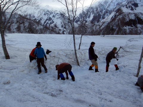2013.5.3-6 白馬岳 小蓮華尾根(雪山)