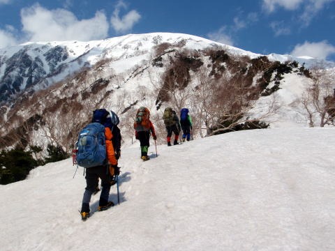 2013.5.3-6 白馬岳 小蓮華尾根(雪山)