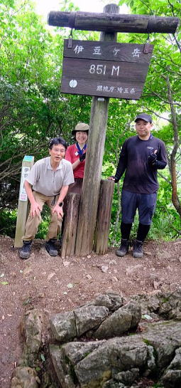 2025.7.5 奥武蔵・伊豆ヶ岳（男坂）（尾根歩き）