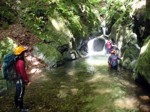 2013.6.23　水根沢谷（沢登り）