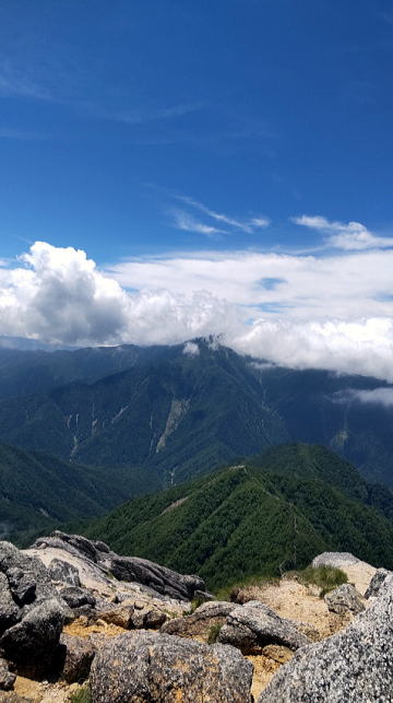 2025.7.12-13 南ア・黒戸尾根～甲斐駒ヶ岳～早川尾根～鳳凰山（尾根歩き）