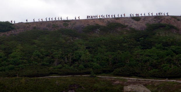 2013.7.7　草津白根山（城西地区連バスハイク）（尾根歩き・イベント）