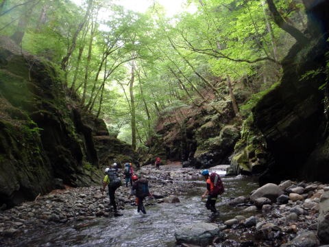2013.7.14-15 滝川槇ノ沢(沢登り)