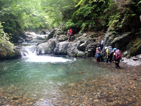 2013.7.14-15 滝川槇ノ沢(沢登り)