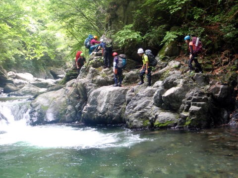 2013.7.14-15 滝川槇ノ沢(沢登り)