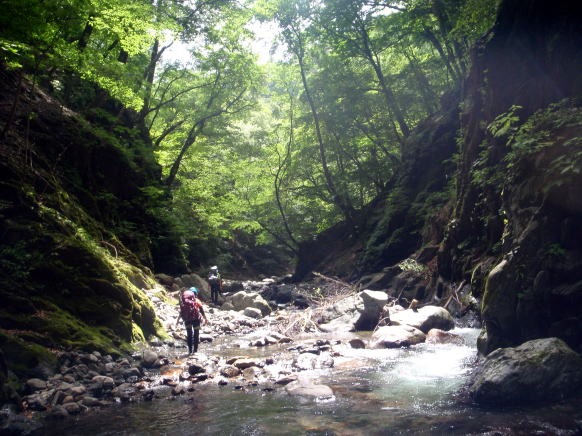 2013.7.14-15 滝川槇ノ沢(沢登り)