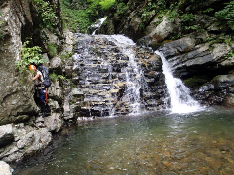 2011.8.13 大鷲倉沢(沢登り)