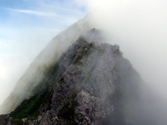 2013.8.3-4 西穂高岳(尾根歩き)