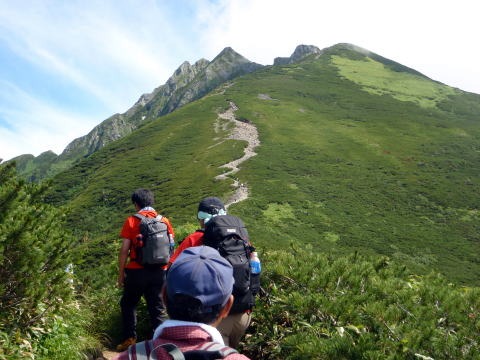 2013.8.3-4 西穂高岳(尾根歩き)