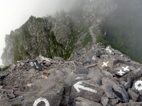 2013.8.3-4 西穂高岳(尾根歩き)