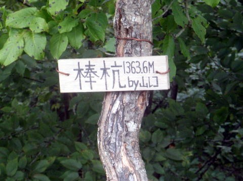 2013.9.22　ハンゼノ頭（尾根歩き）