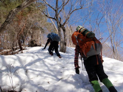 2013.3.16-17　雨ヶ立山（雪山）