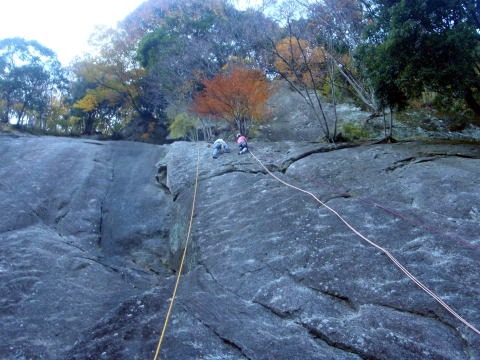 2013.12.1　広沢寺（岩稜歩き講習会）　（岩トレ・イベント）