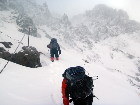 2011.1.15-16　赤岳（雪山）