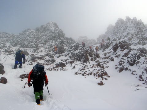 2011.1.15-16　赤岳（雪山）
