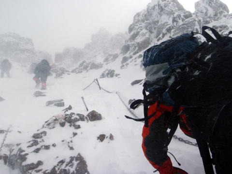 2011.1.15-16　赤岳（雪山）