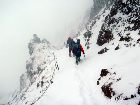2011.1.15-16　赤岳（雪山）
