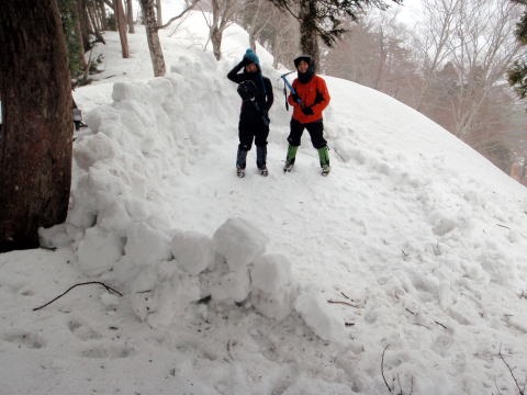 2013.3.16-17　雨ヶ立山（雪山）