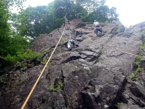 2011.6.12 丹沢 懸垂岩 モミソ沢(沢登り)