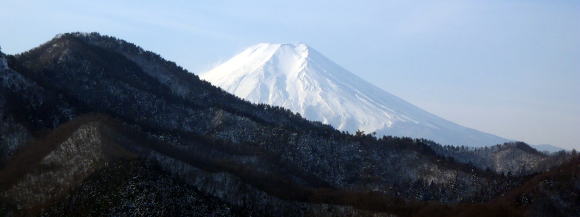 2012.1/28　中央線沿線・百蔵山～扇山（尾根歩き）