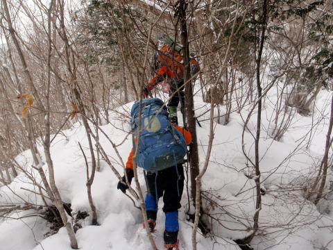 2012.2/18-19　明神ヶ岳（雪山）