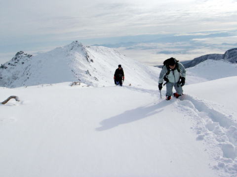 2012.1/21-2　北八ツ・天狗岳～ニュウ（雪山）