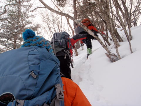 2012.2/18-19　明神ヶ岳（雪山）