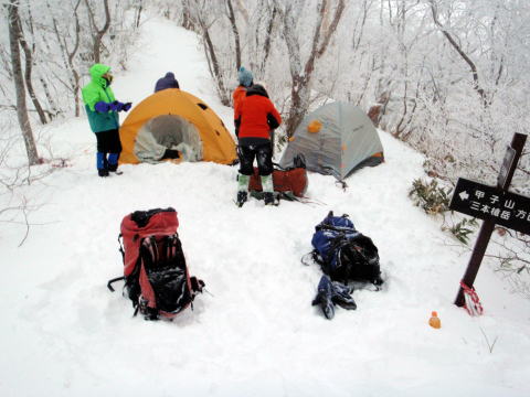 2012.1/8-9　那須・甲子山（雪山）