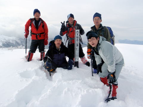 2012.1/21-2　北八ツ・天狗岳～ニュウ（雪山）