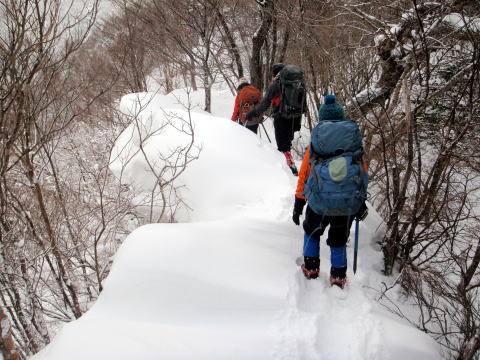 2012.2/18-19　明神ヶ岳（雪山）