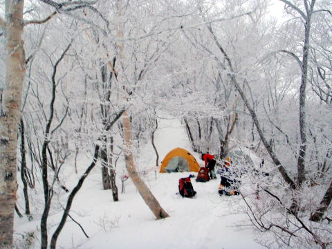 2012.1/8-9　那須・甲子山（雪山）