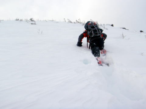 2012.1/21-2　北八ツ・天狗岳～ニュウ（雪山）