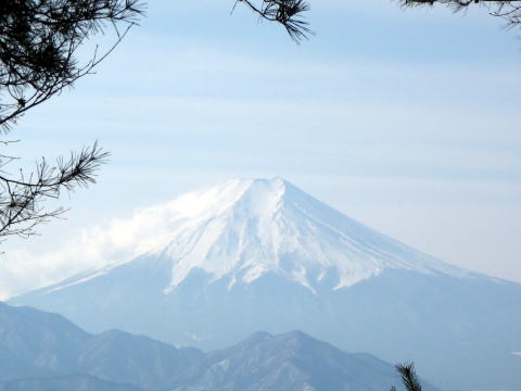 2012.1/28　中央線沿線・百蔵山～扇山（尾根歩き）