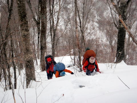 2012.2/18-19　明神ヶ岳（雪山）