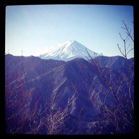 2012.2/4　中央線沿線・笹子雁ヶ腹摺山～小路沢ノ頭北尾根（尾根歩き）