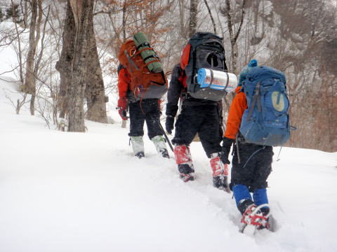 2012.2/18-19　明神ヶ岳（雪山）