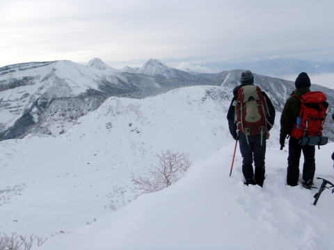 2012.1/21-2　北八ツ・天狗岳～ニュウ（雪山）