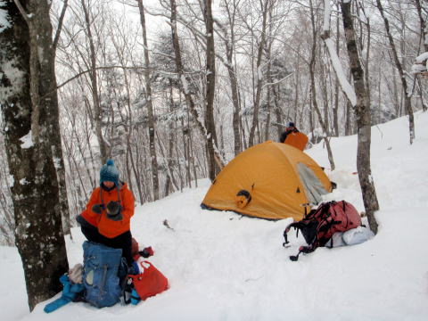 2012.2/18-19　明神ヶ岳（雪山）