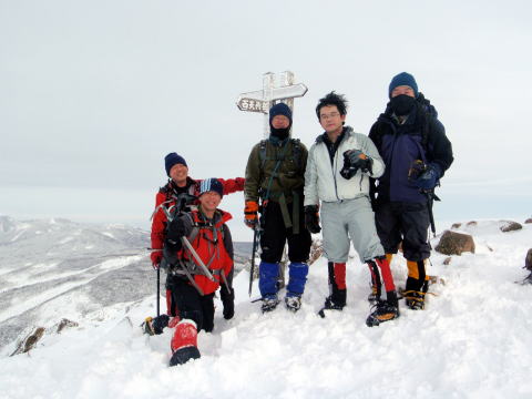 2012.1/21-2　北八ツ・天狗岳～ニュウ（雪山）
