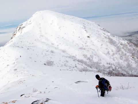 2012.1/21-2　北八ツ・天狗岳～ニュウ（雪山）
