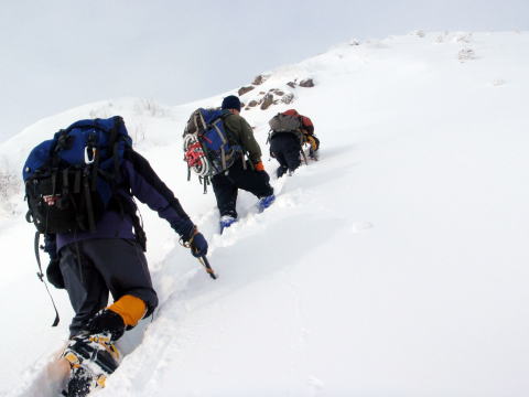2012.1/21-2　北八ツ・天狗岳～ニュウ（雪山）