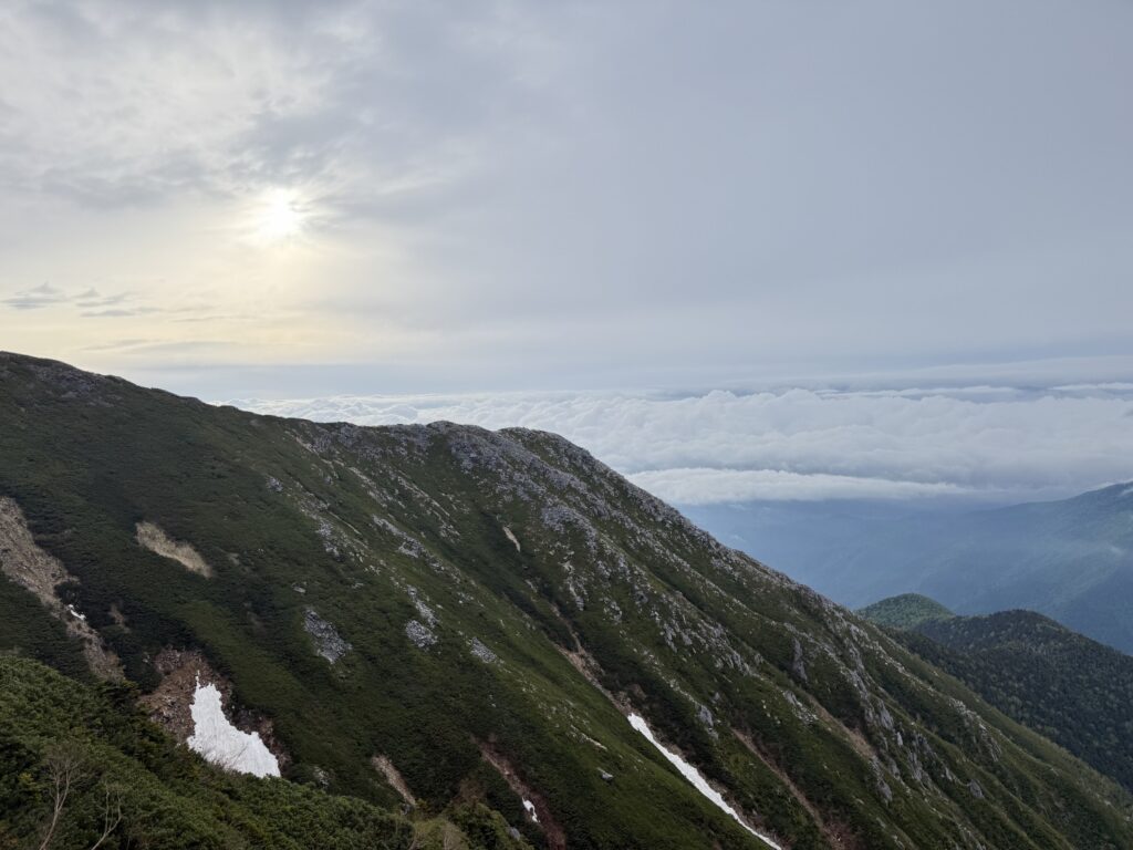 2026.6.6-7 常念岳-蝶ヶ岳(尾根歩き)