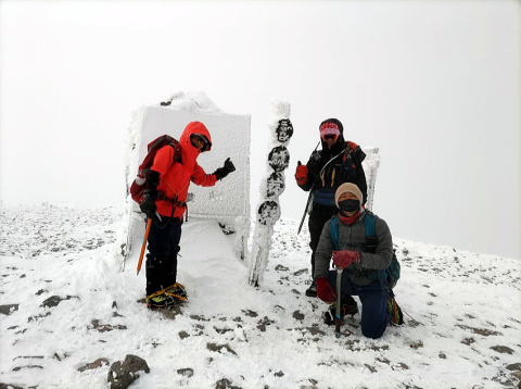 2022.12.24-25　硫黄岳（雪山）