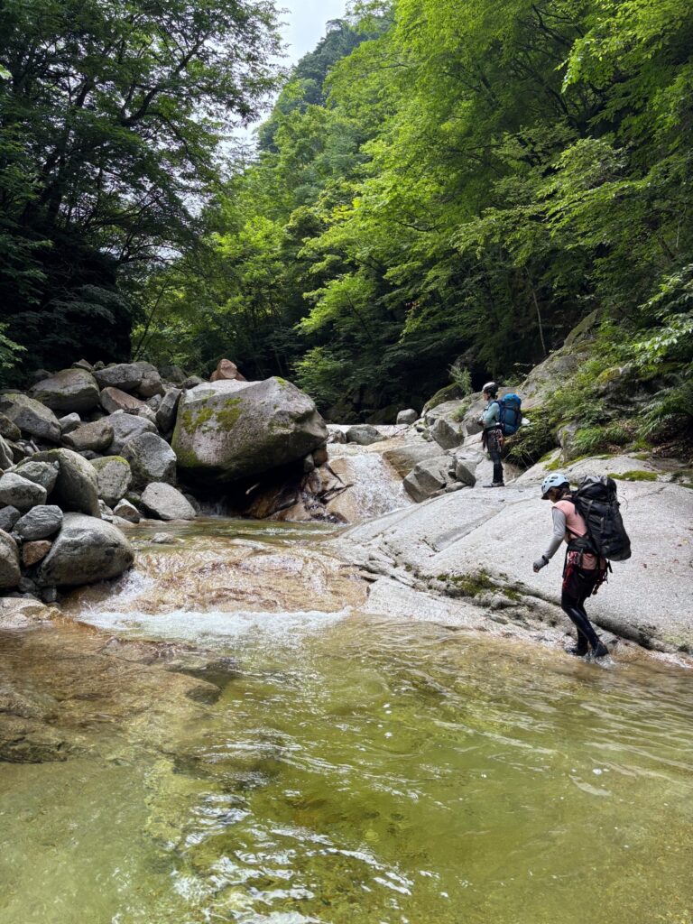 2026.7.19-20 尾白川 鞍掛沢・乗越沢(沢登り)