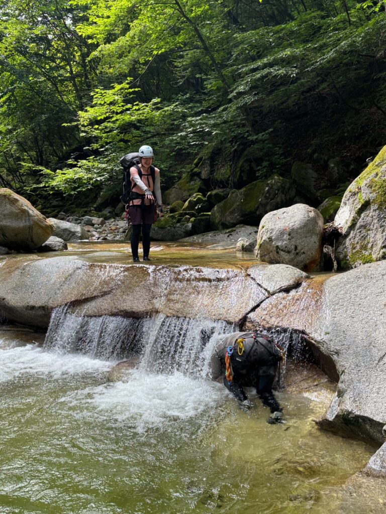 2026.7.19-20 尾白川 鞍掛沢・乗越沢(沢登り)